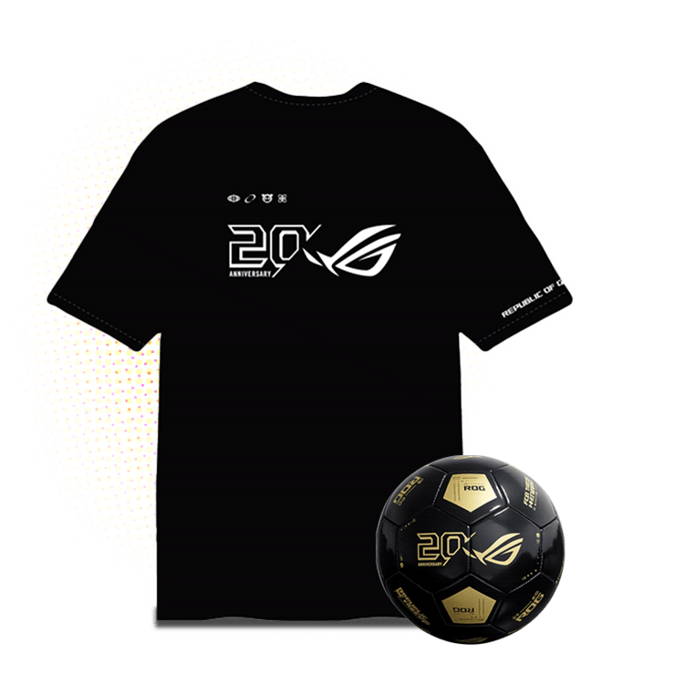 ROG 20th Anniversary football