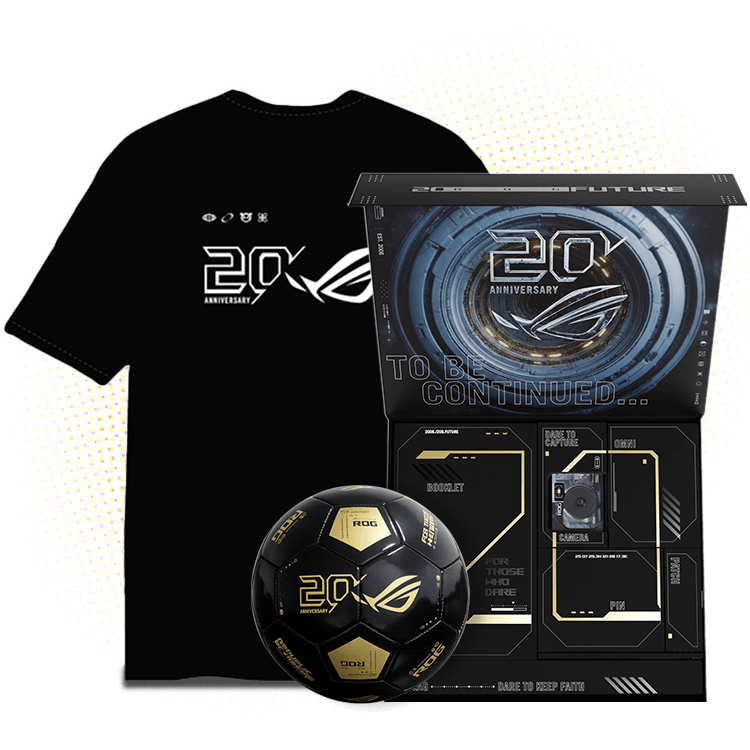 ROG 20th Anniversary football